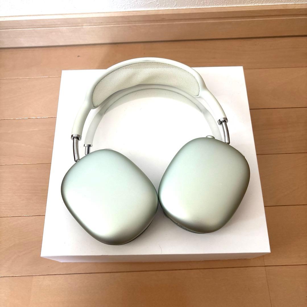 AirPodsMax本体 ミントグリーン折りたたみ式ヘッドフォン