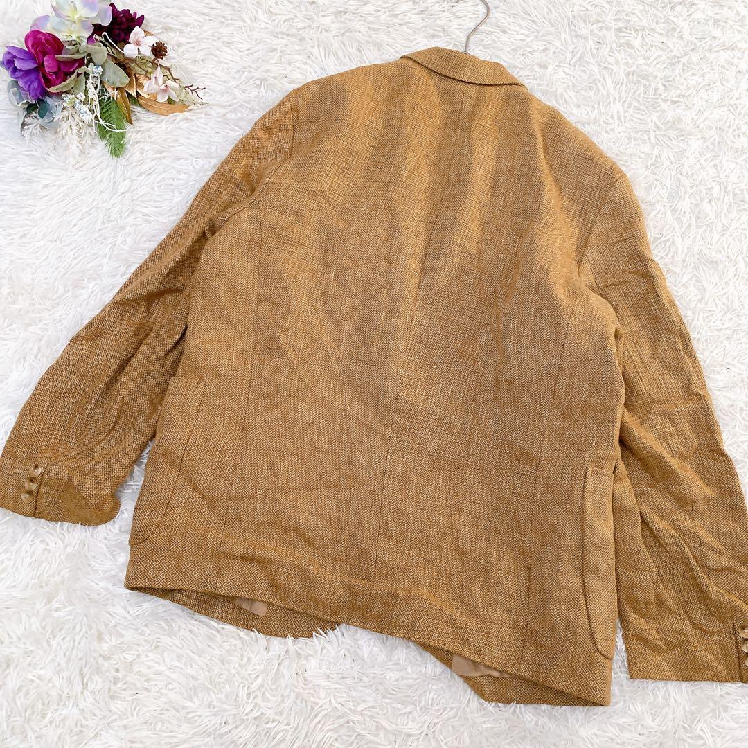 【TODAYFUL/トゥデイフル】ブラウン リネンジャケット(38)ユニセックス