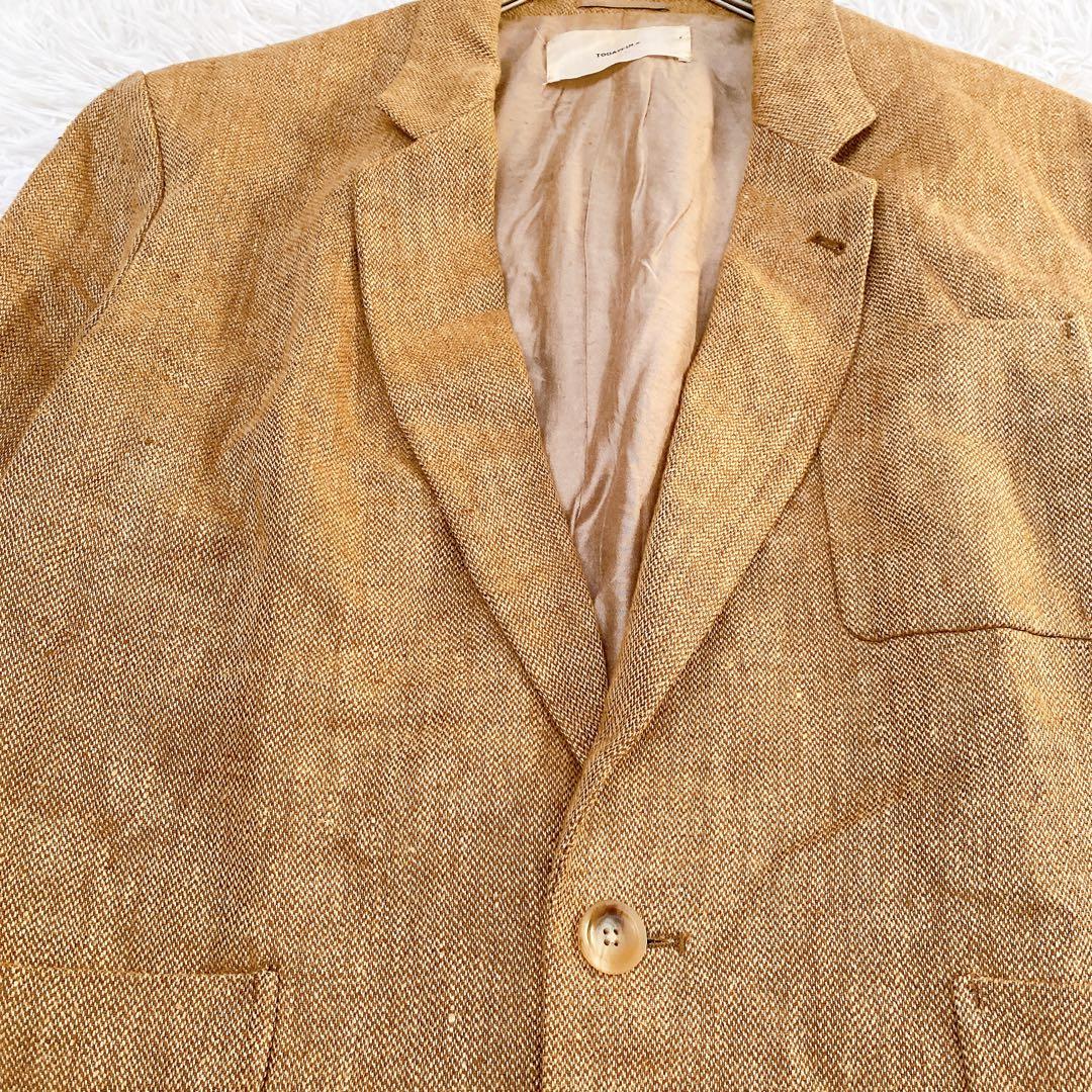 【TODAYFUL/トゥデイフル】ブラウン リネンジャケット(38)ユニセックス