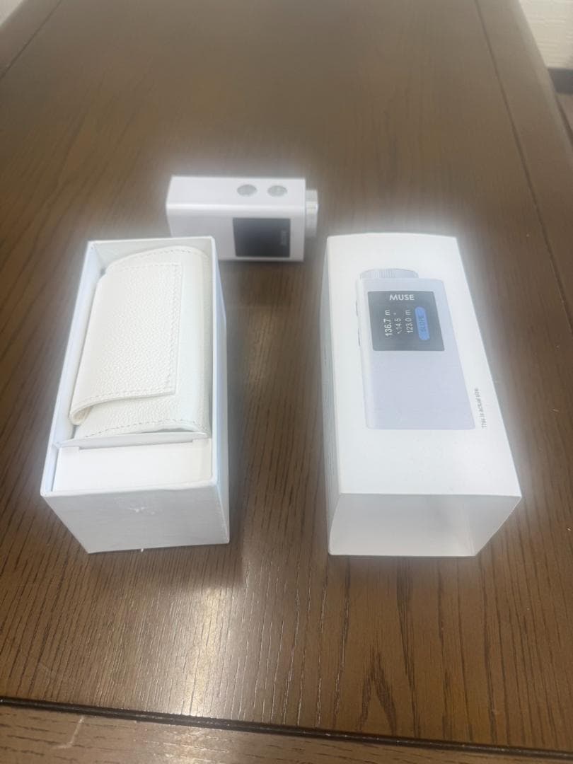 MUSE ゴルフ用距離計 ホワイト ケース付き