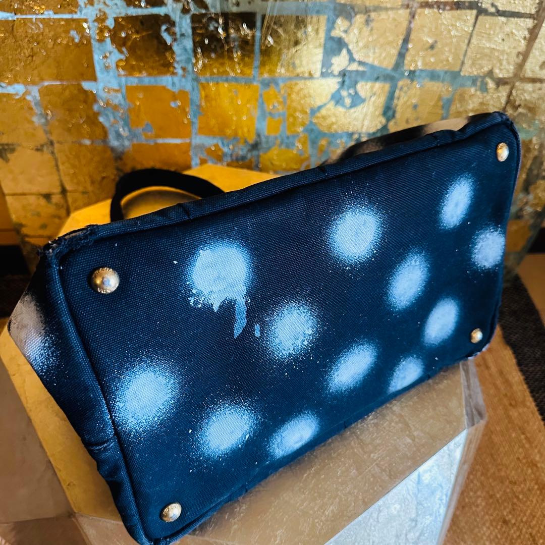 PRADA カナパ　ビンテージ　アーティストペイント
