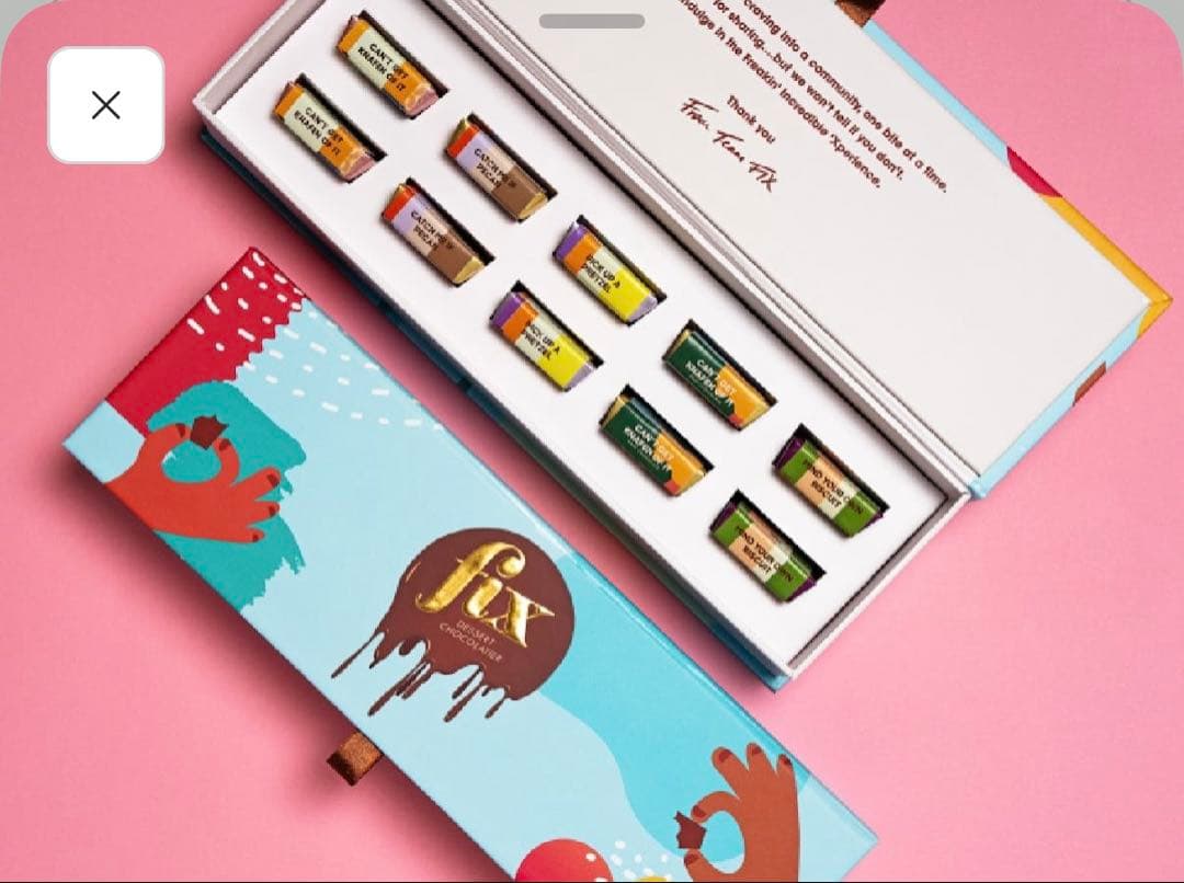 【希少】ドバイチョコ FIX Mini Hero Box 10個