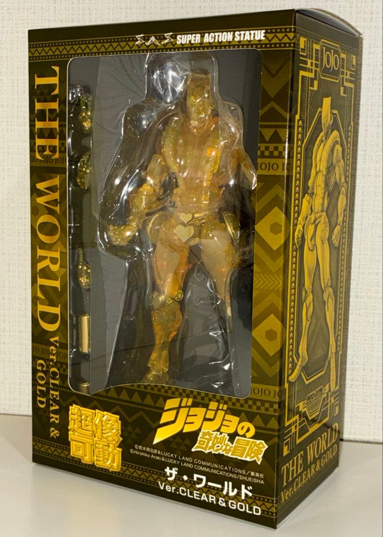 WF 2026 冬 限定 ジョジョ 超像可動 ザ・ワールド CLEAR&GOLD