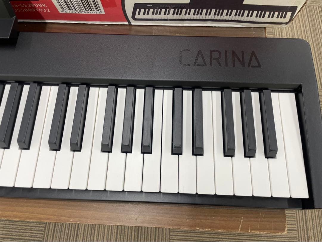 電子ピアノ　88鍵盤　充電タイプ　スリム軽量 ブラック