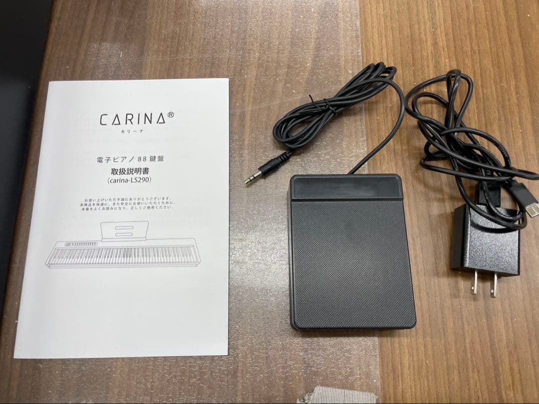 電子ピアノ　88鍵盤　充電タイプ　スリム軽量 ブラック