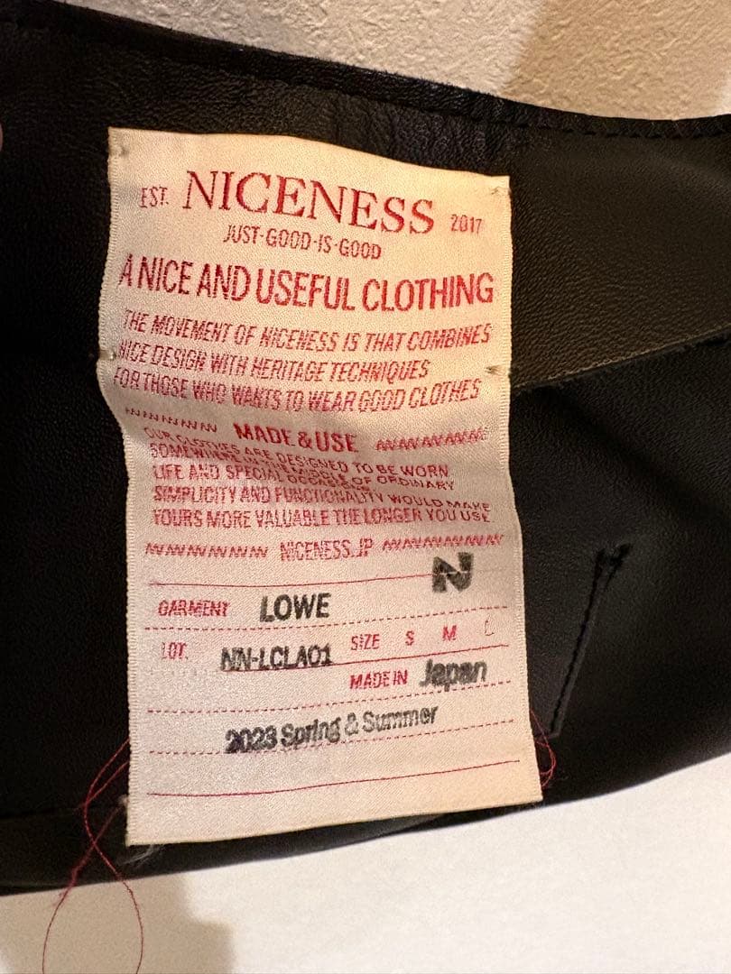 ♪美品♪ NICENESS lowe ショルダー（fats付き）