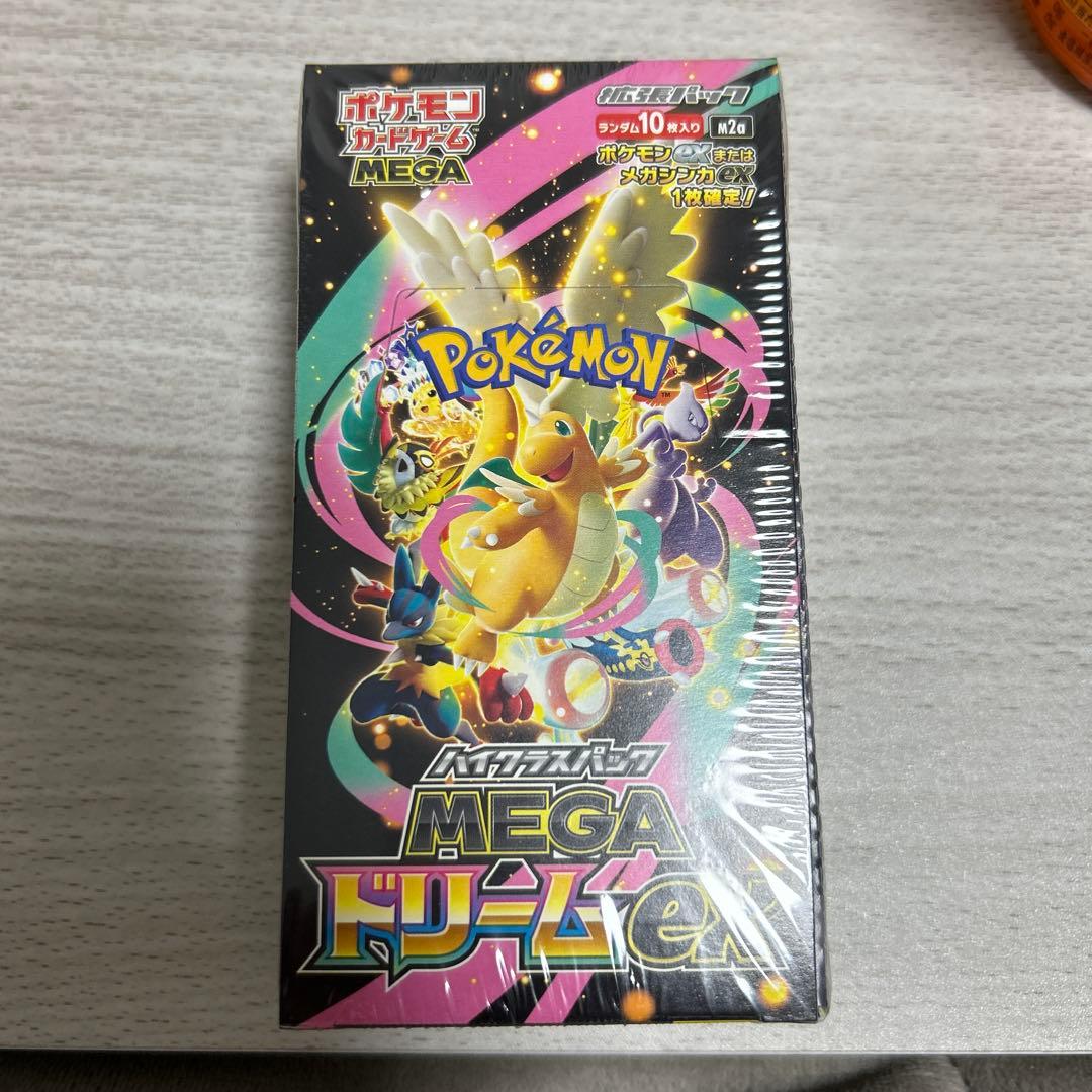 再*可様 シュリンク付きポケモンカードゲーム MEGA ドリームEX1BOX