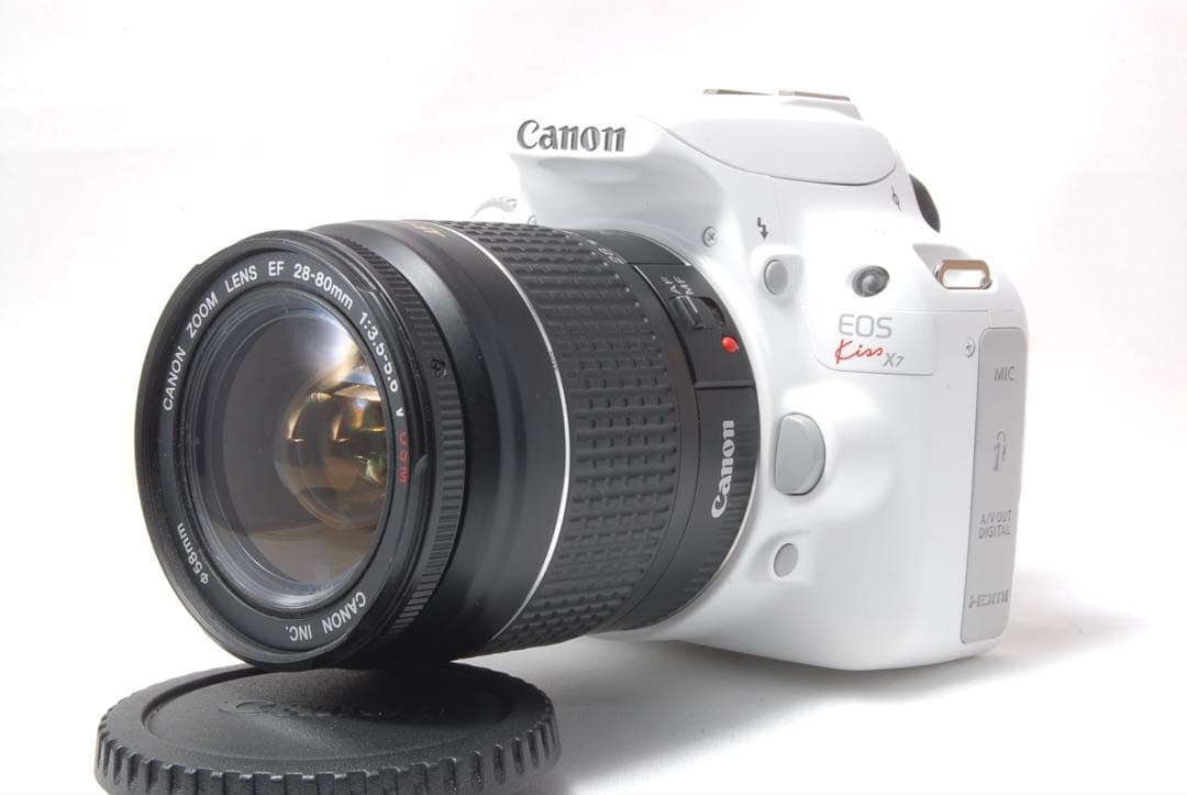 ❤️新品級❤️Canon Kiss X7 レンズセット 人気 ホワイト 操作簡単
