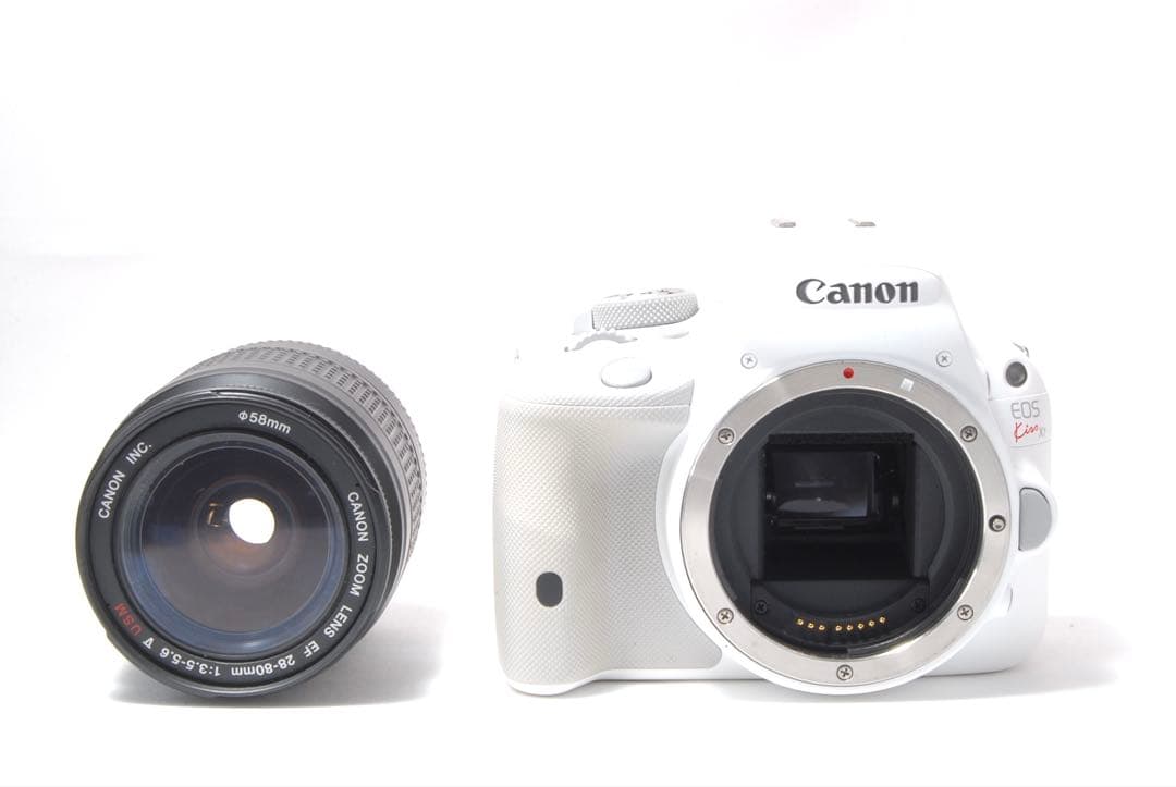 ❤️新品級❤️Canon Kiss X7 レンズセット 人気 ホワイト 操作簡単