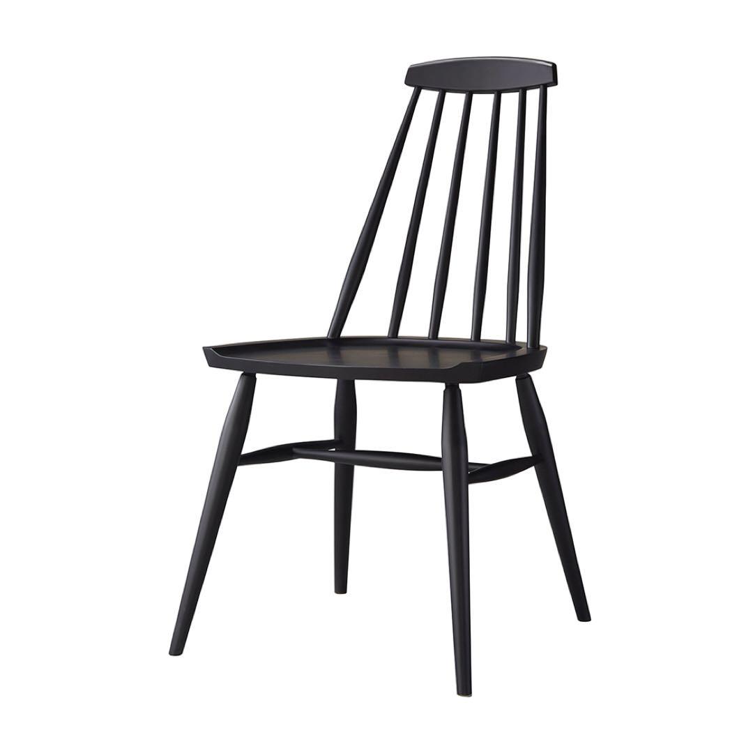 [定価の半額] オリバー　ウィンザーチェア　2脚セット　ブラック　新品未使用