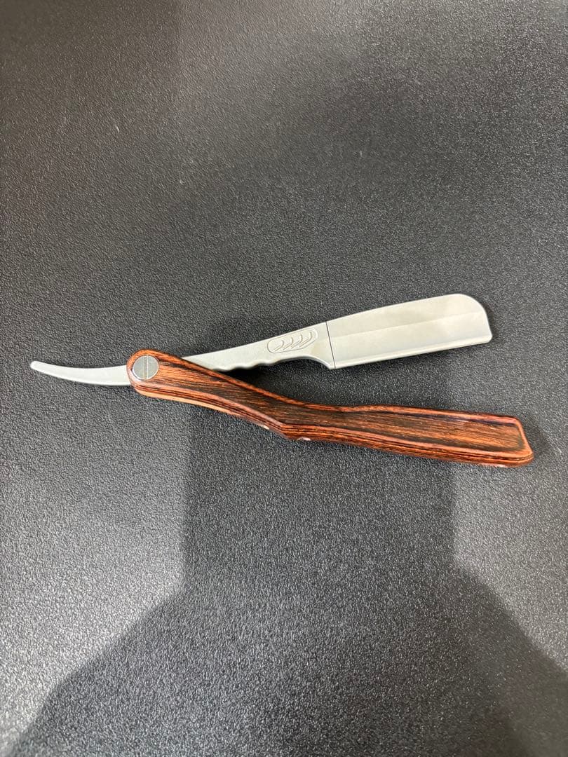 限定品　FEATHER アーティストクラブSS レザー木製ハンドル 替刃付