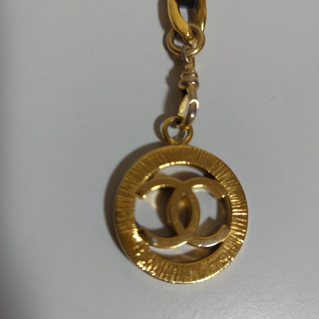 シャネル ゴールド ブラック チェーンベルト