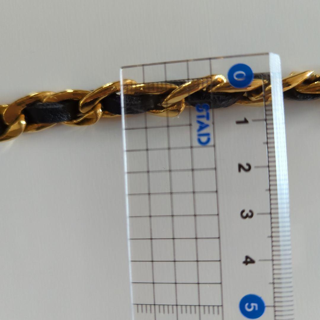 シャネル ゴールド ブラック チェーンベルト