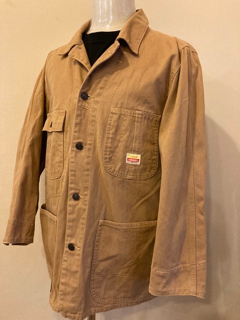 LEVI'S ダック地カバーオール！メイドイン香港！サイズ38！美品！90s!
