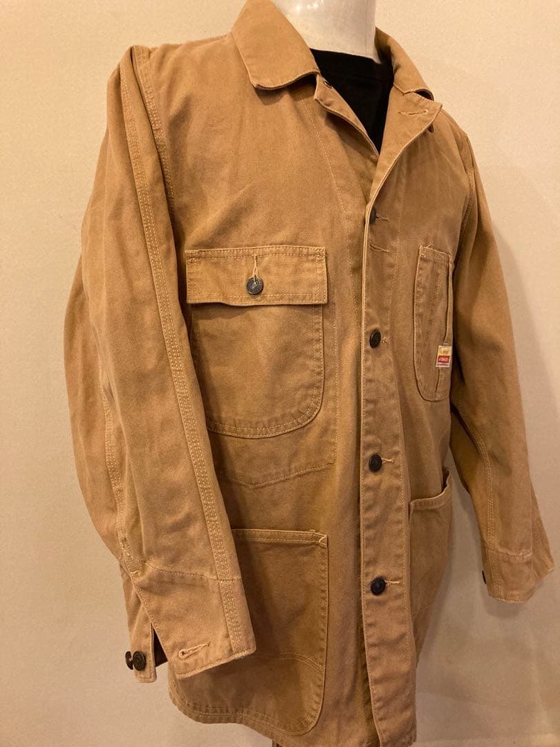 LEVI'S ダック地カバーオール！メイドイン香港！サイズ38！美品！90s!