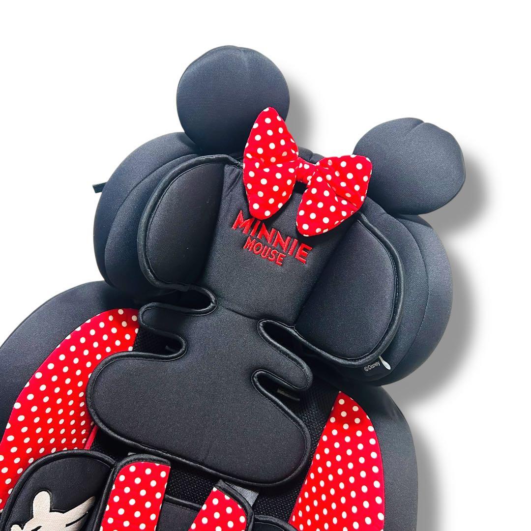 【ほぼ未使用】西松屋 Disney ミニーマウス ジュニアシート 廃盤モデル