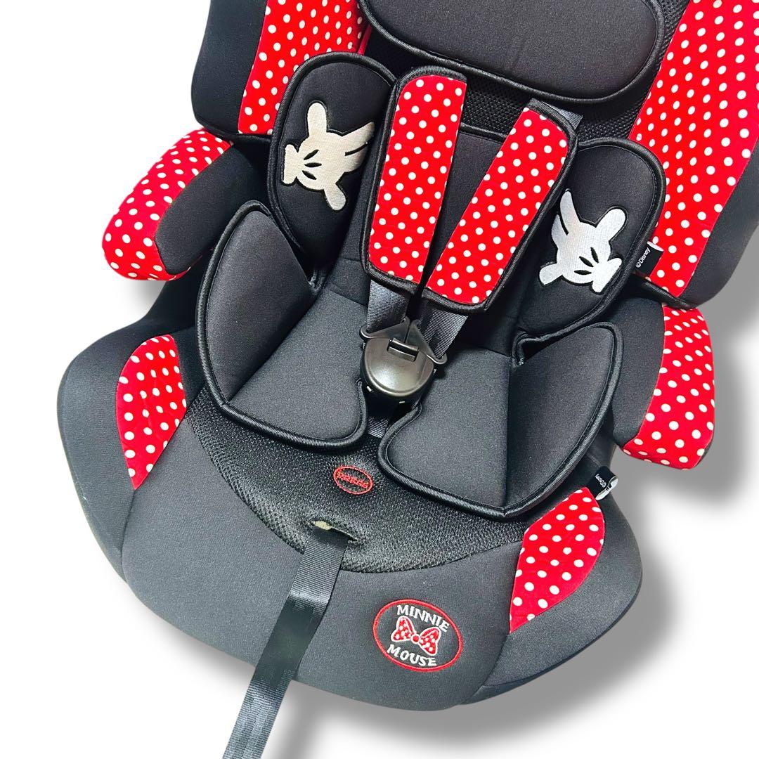 【ほぼ未使用】西松屋 Disney ミニーマウス ジュニアシート 廃盤モデル