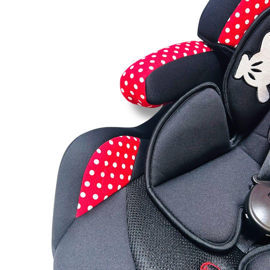 【ほぼ未使用】西松屋 Disney ミニーマウス ジュニアシート 廃盤モデル
