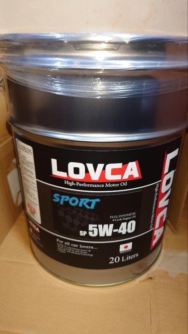 ラブカオイルLOVCA Sport 5w-40 新中古品