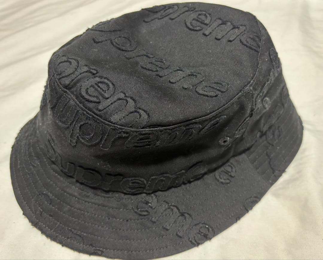 Supreme バケットハット　黒色