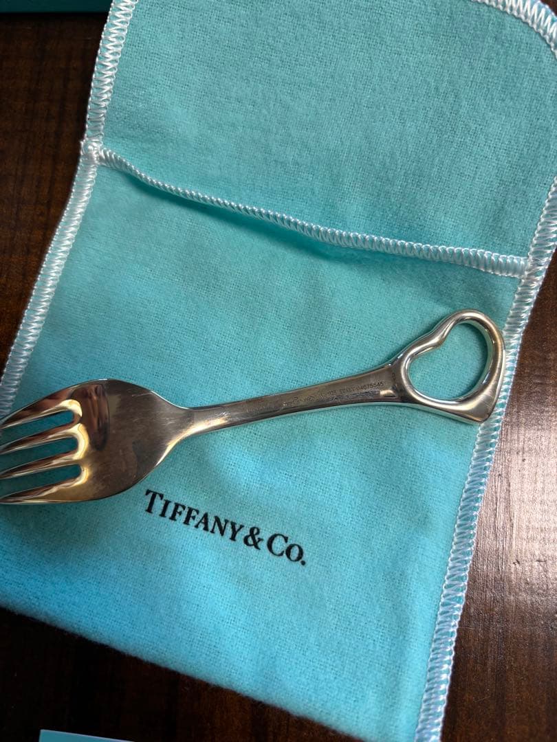 新品未使用　ティファニー オープンハートスプーン