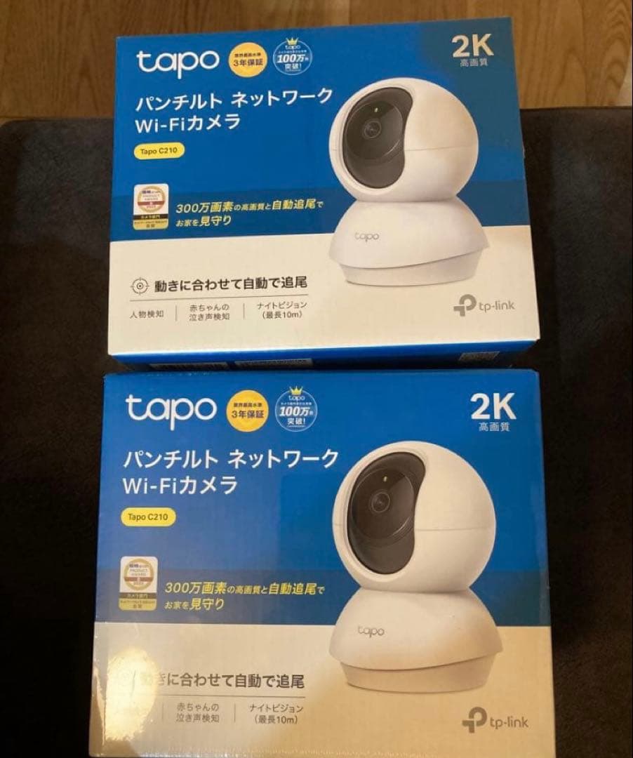 TP-Link Tapo C210 ネットワークWi-Fiカメラ　　2セット