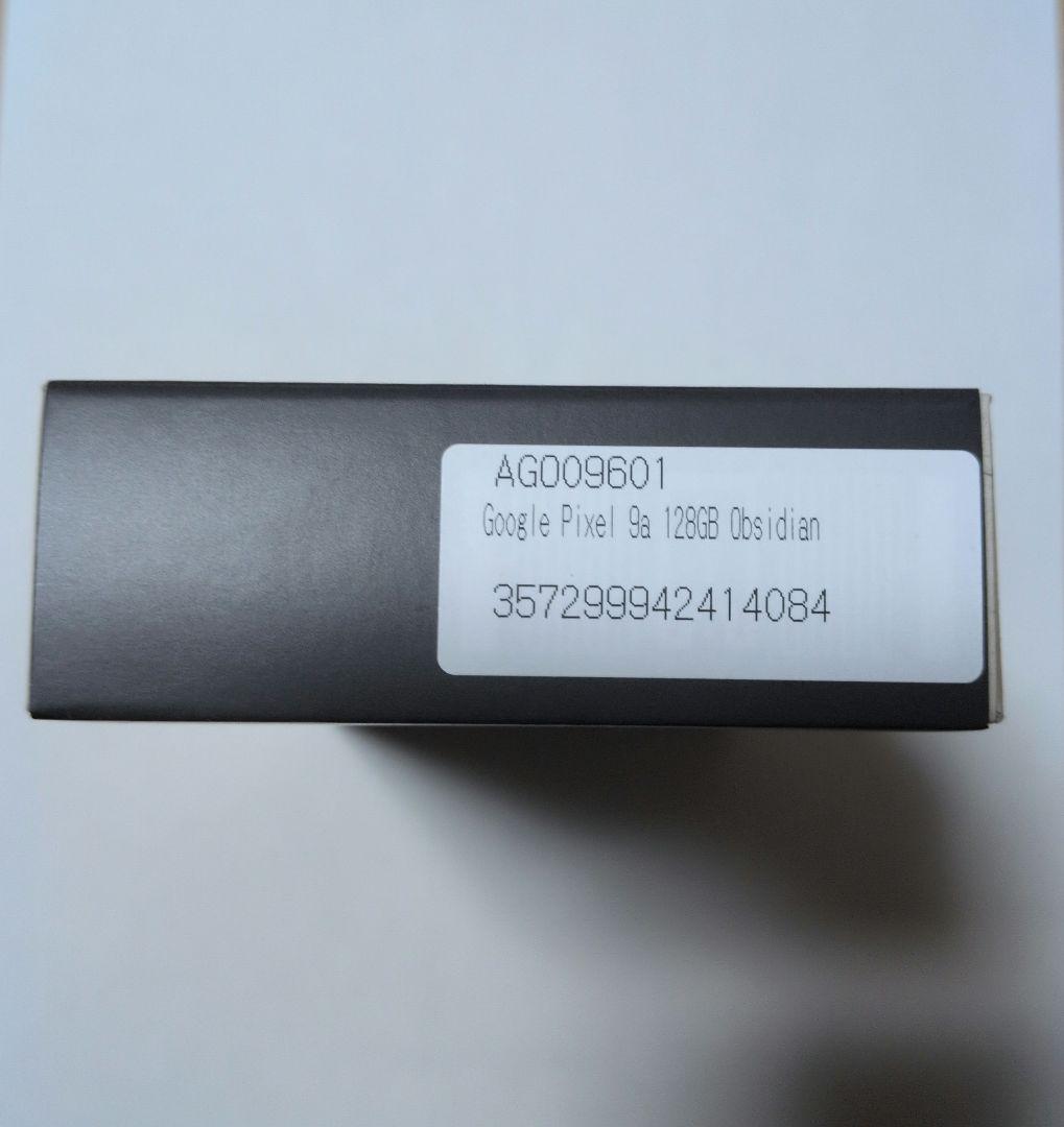【新品・未使用品】Google Pixel 9a 128GB Obsidian