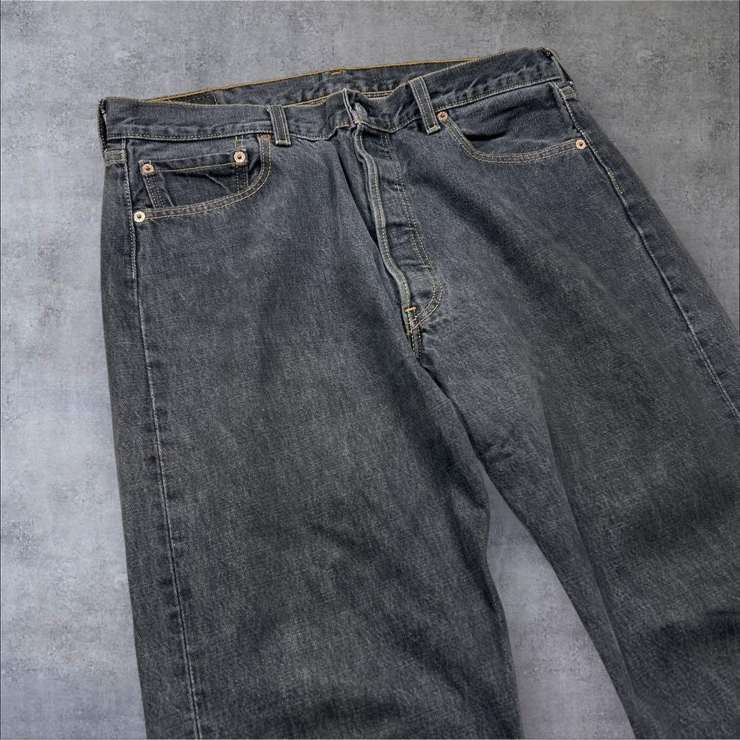 90s リーバイス 501 USA製 先染め ブラック ゴールデンサイズ　W36