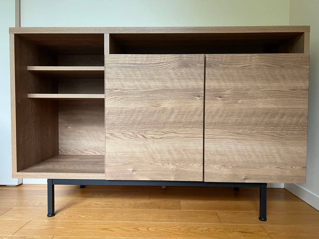 【美品】テレビボード ハイタイプ 収納 日本製 シンプル キャビネット棚