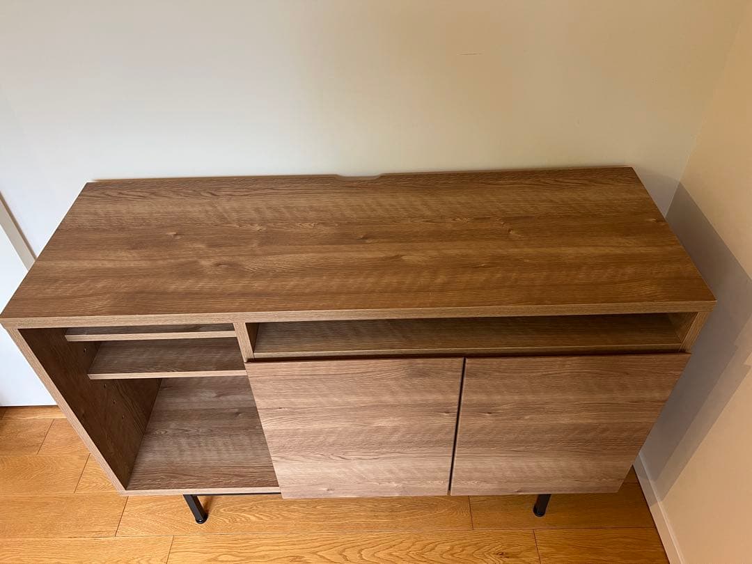 【美品】テレビボード ハイタイプ 収納 日本製 シンプル キャビネット棚