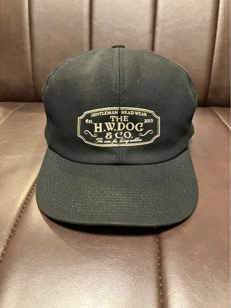 H.W. DOG & CO. ブラックキャップ サイズ38