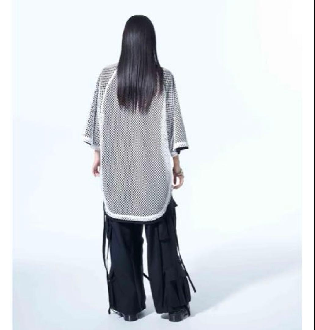 新品タグ付 S'YTE ハニカムメッシュラグランスリーブプルオーバー