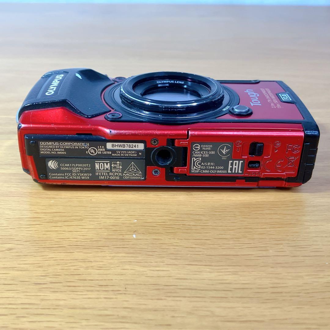 【動作確認済み】OLYMPUS TG-5 赤 防水 耐衝撃