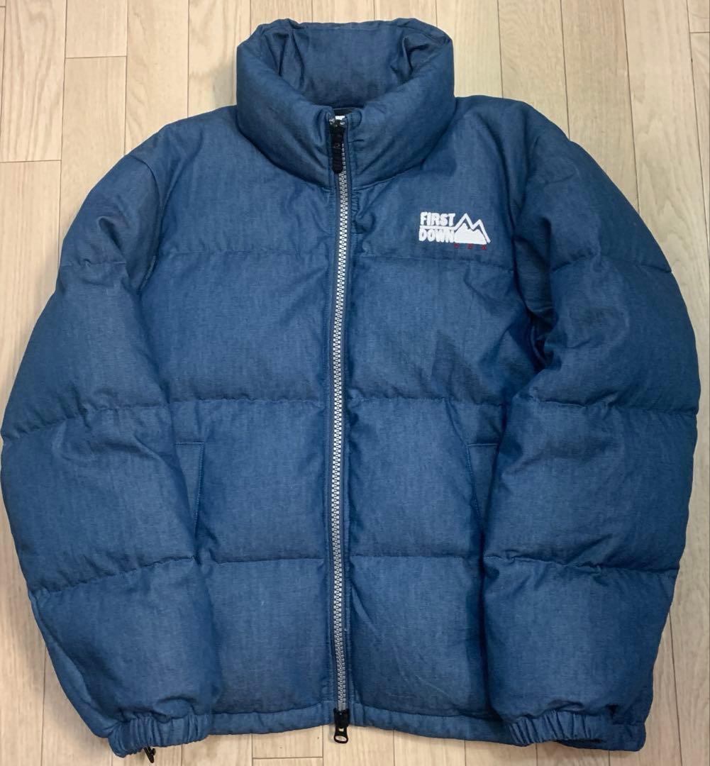 FIRST DOWN 　デニム　ダウンジャケット