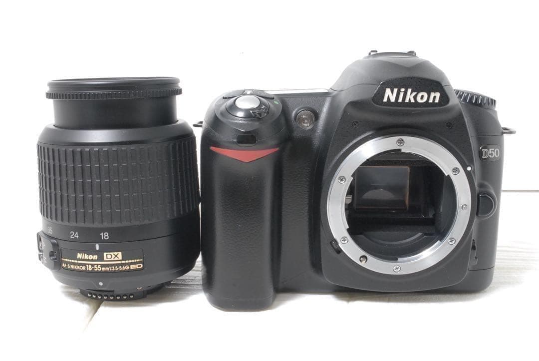 ❤️Nikon D50 レンズセット 手ブレ補正 初心者入門セット スマホ転送