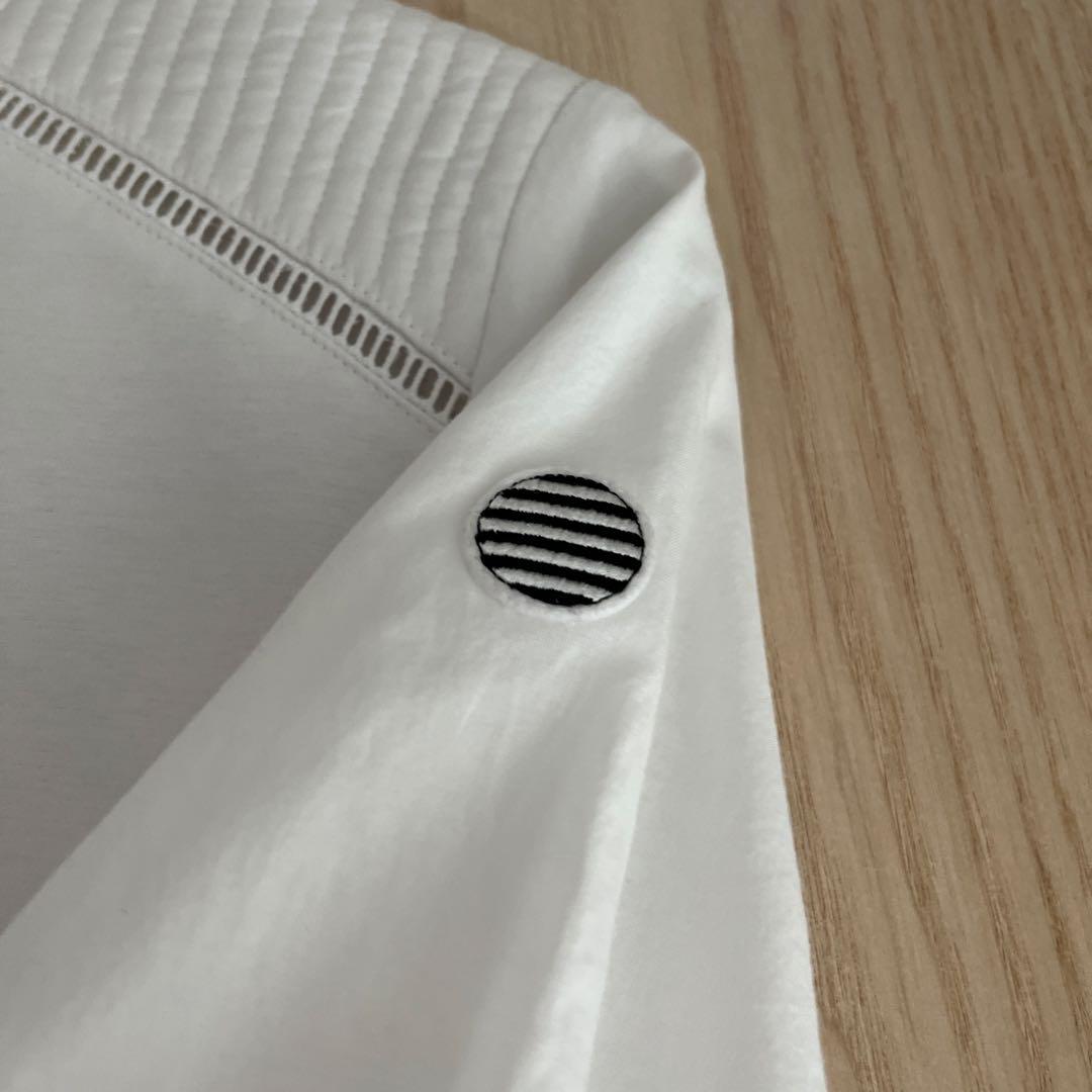 ホワイトティアードチュニック 半袖