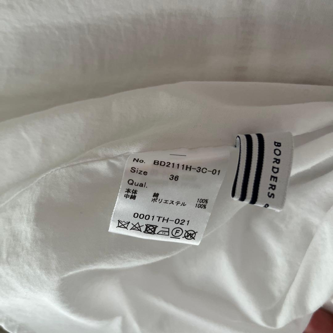 ホワイトティアードチュニック 半袖