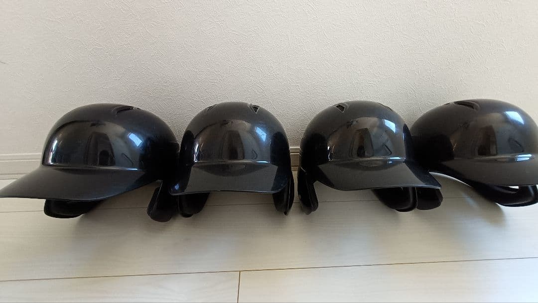 ZETT ヘルメット 黒 4個セット