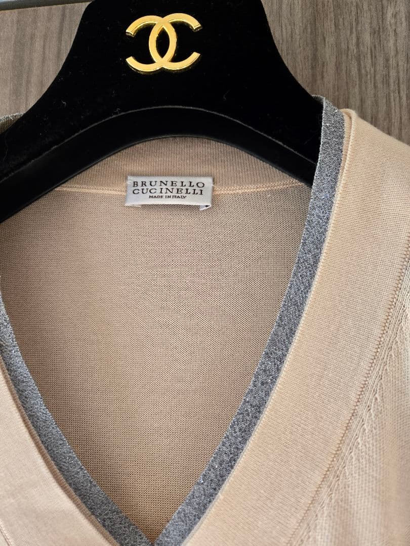 美品ブルネロクチネリBrunello Cucinelliシャツ最終お値引