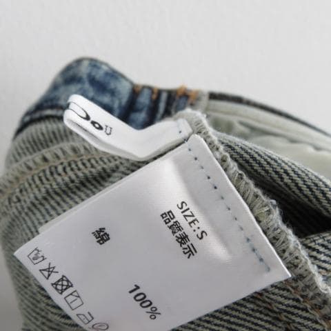 新品　DouDou ドゥドゥ　デニム　ジャンスカ　ワンピース　PSサイズ