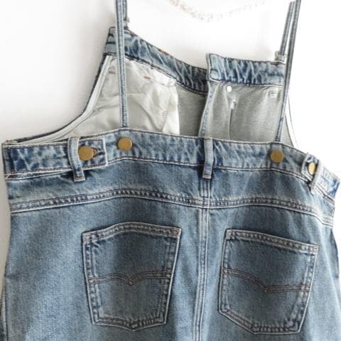 新品　DouDou ドゥドゥ　デニム　ジャンスカ　ワンピース　PSサイズ