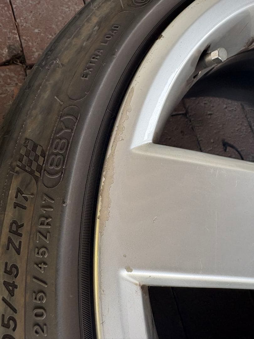 ボルボ V70R 純正ホイールセット