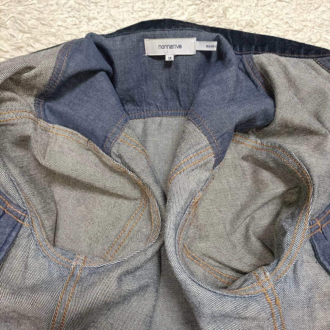 美品★nonnative TRUCKER BLOUSON ボタンフライジャケット