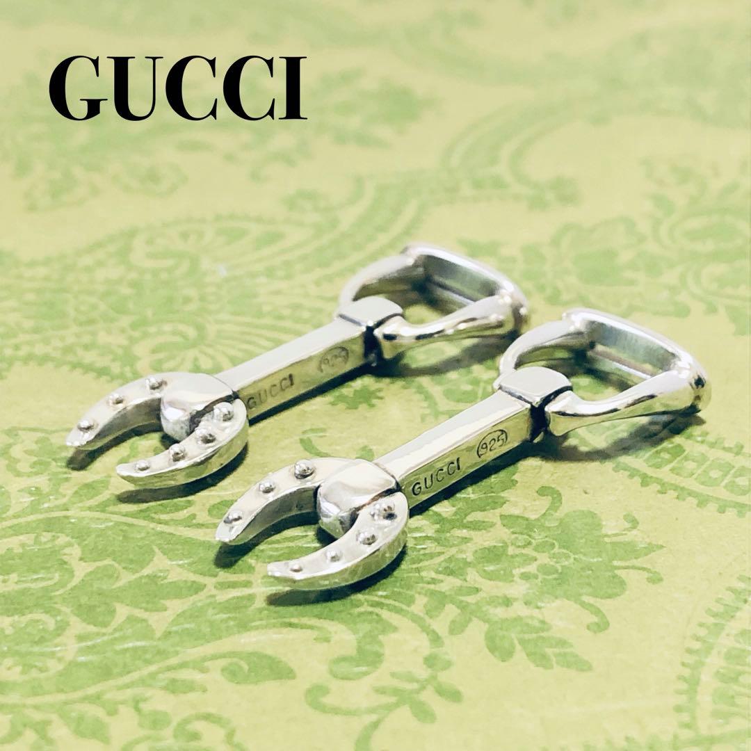 GUCCI 馬蹄 ホースビット シルバー カフス ヴィンテージ F252072