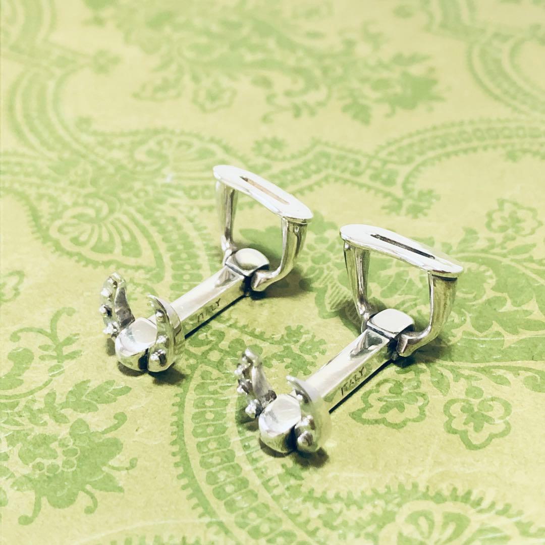 GUCCI 馬蹄 ホースビット シルバー カフス ヴィンテージ F252072