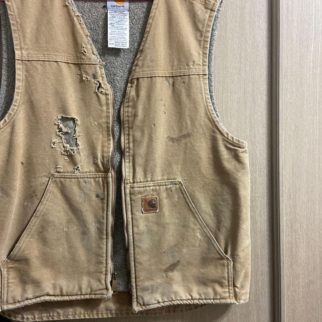【ふじくん着用】Carhartt ベスト　ブラウン　カーハート