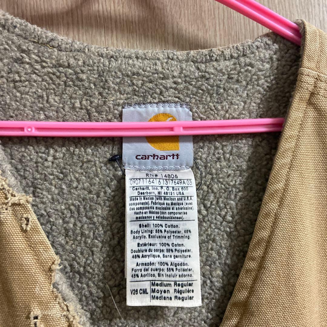 【ふじくん着用】Carhartt ベスト　ブラウン　カーハート