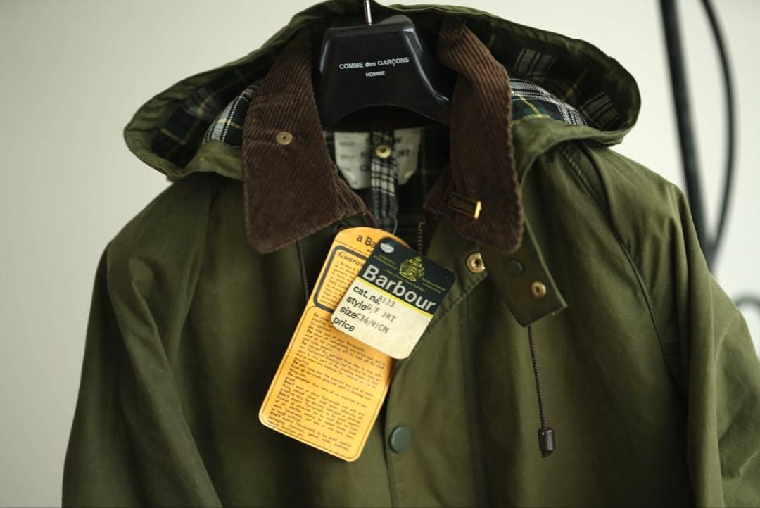 70s 新品 デッドストック バブアー GAMEFAIR ビンテージ フード付