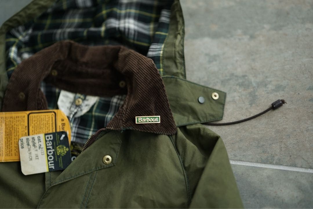 70s 新品 デッドストック バブアー GAMEFAIR ビンテージ フード付