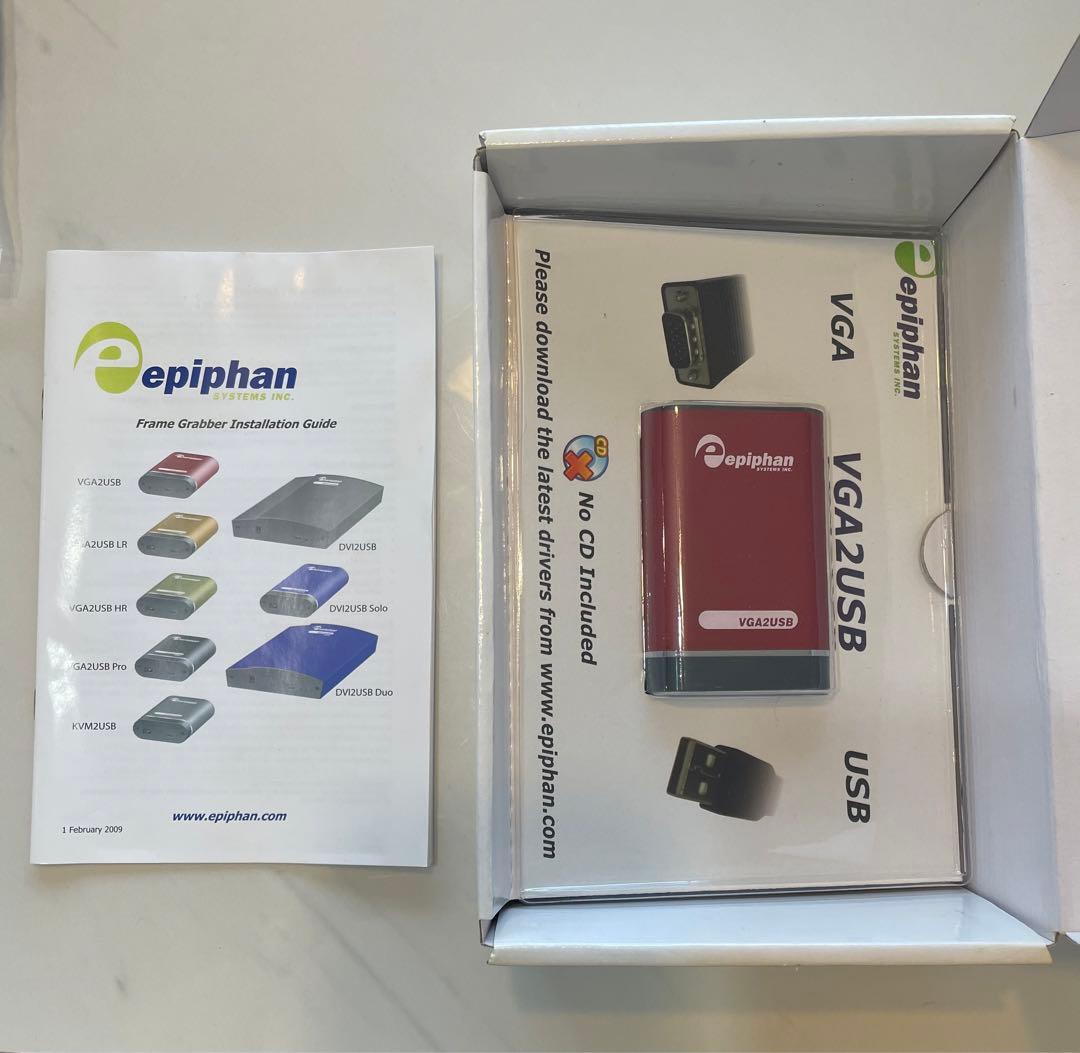 お値下げ ビデオキャプチャユニット Epiphan vga2usb
